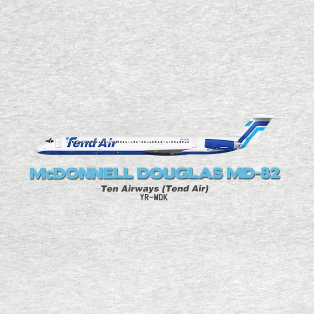 McDonnell Douglas MD-82 - Ten Airways (Tend Air) by TheArtofFlying